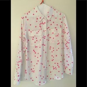 Equipment silk shirt